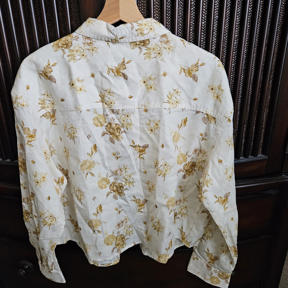 Woolrich X Target Floral Utility Shirt Women's M Nwt - Picture 2 of 4